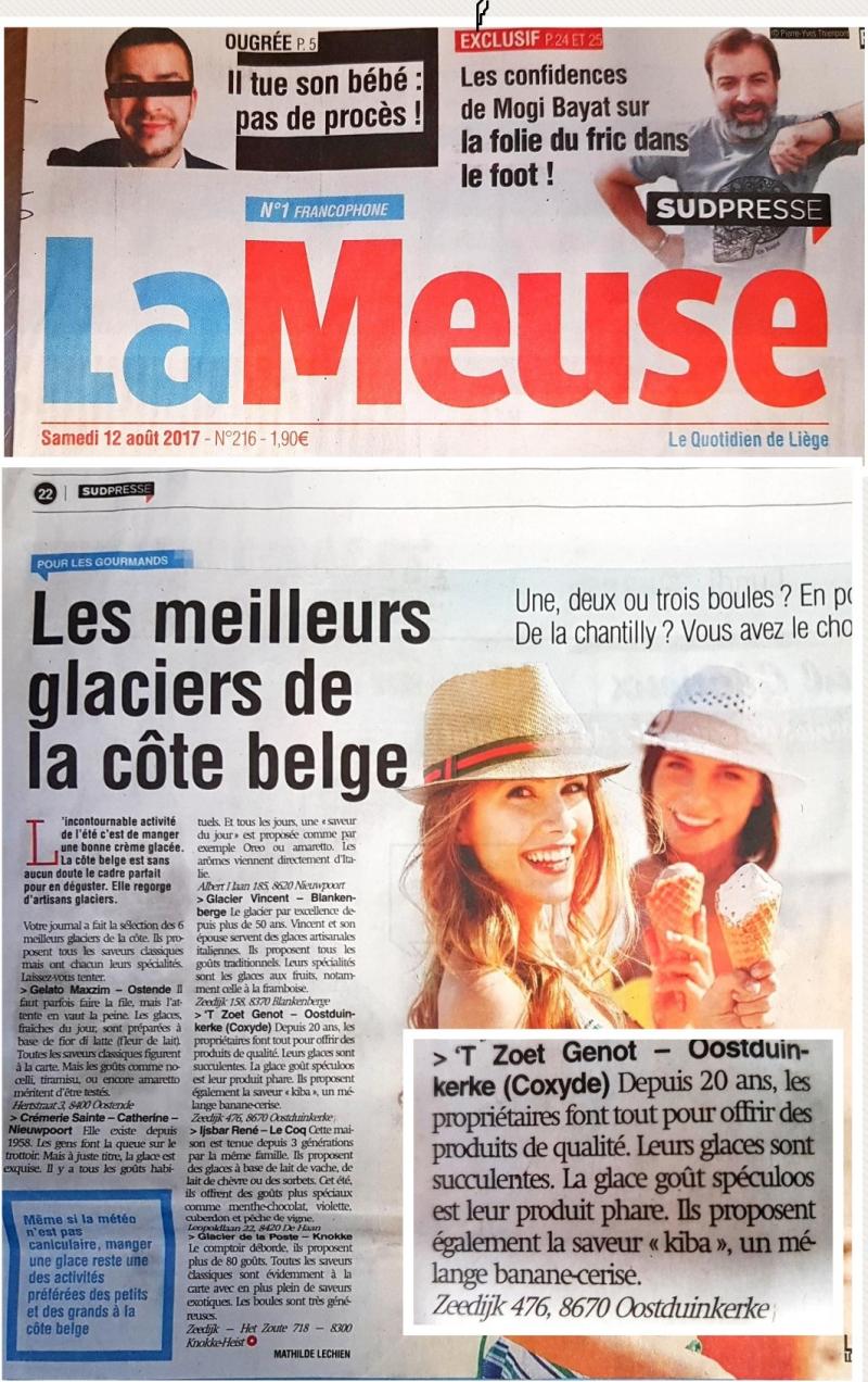 Les meilleurs glaciers de la côte belge